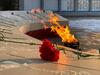 Огонь на мемориальной площади